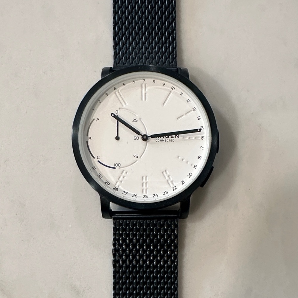 Skagen Connected Hybrid Watch Blue and White Men's Watch